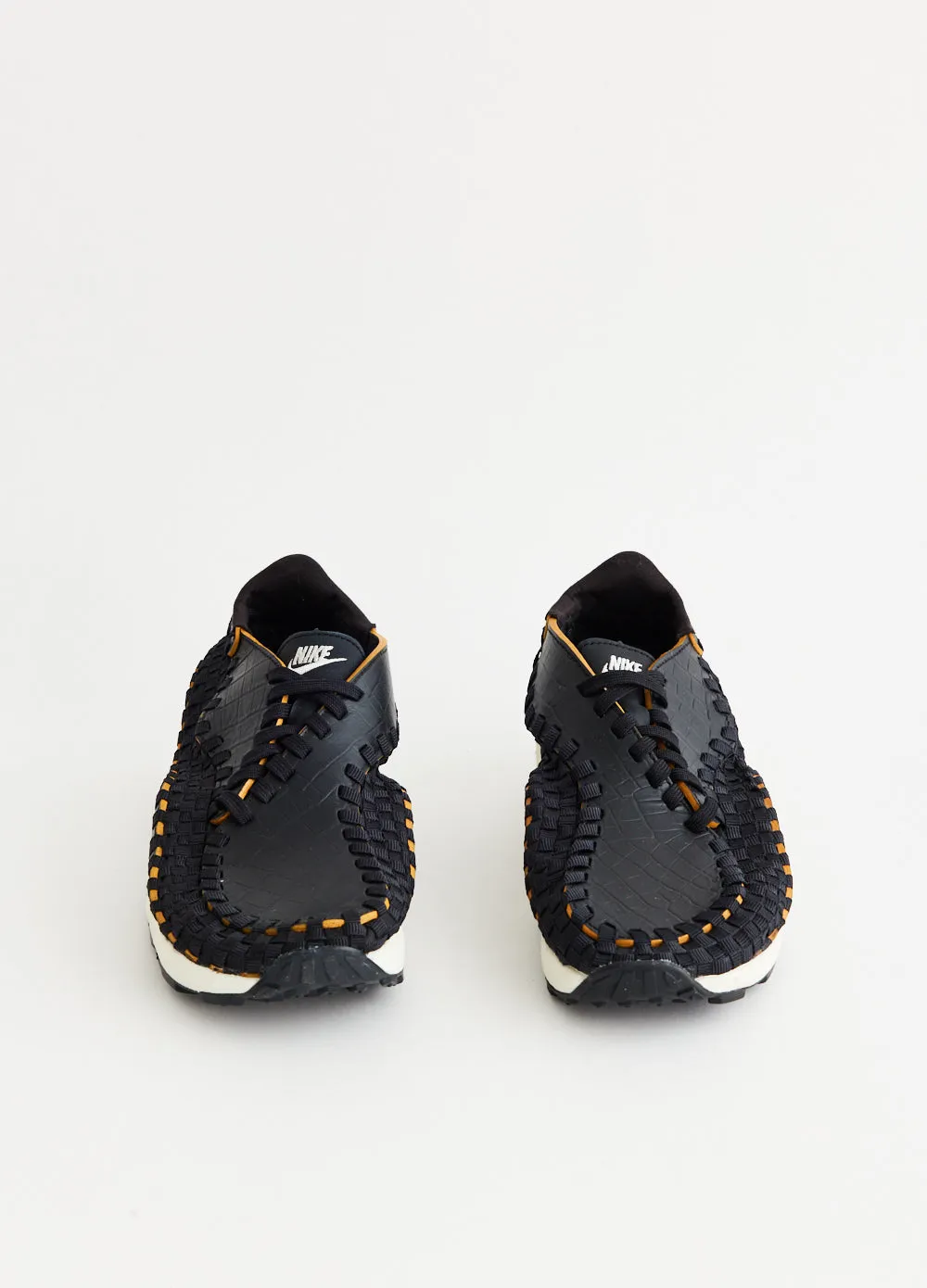 Air Footscape Woven Premium 'Black' Sneakers
