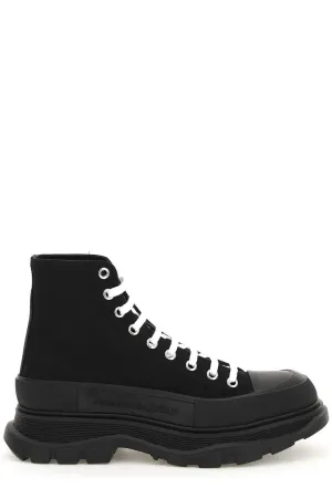 Alexander McQueen Tread Slick Lace-Up Boots