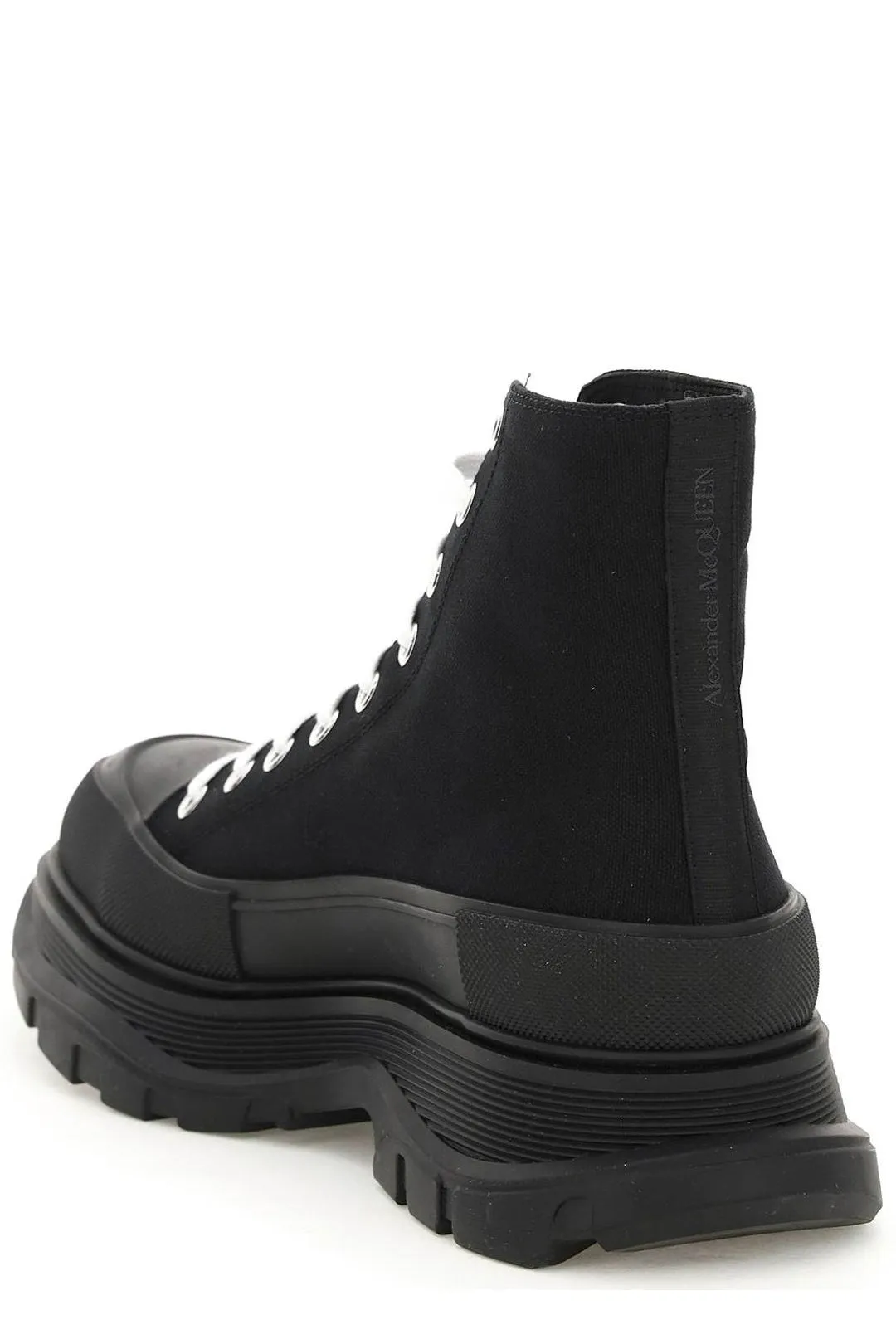 Alexander McQueen Tread Slick Lace-Up Boots