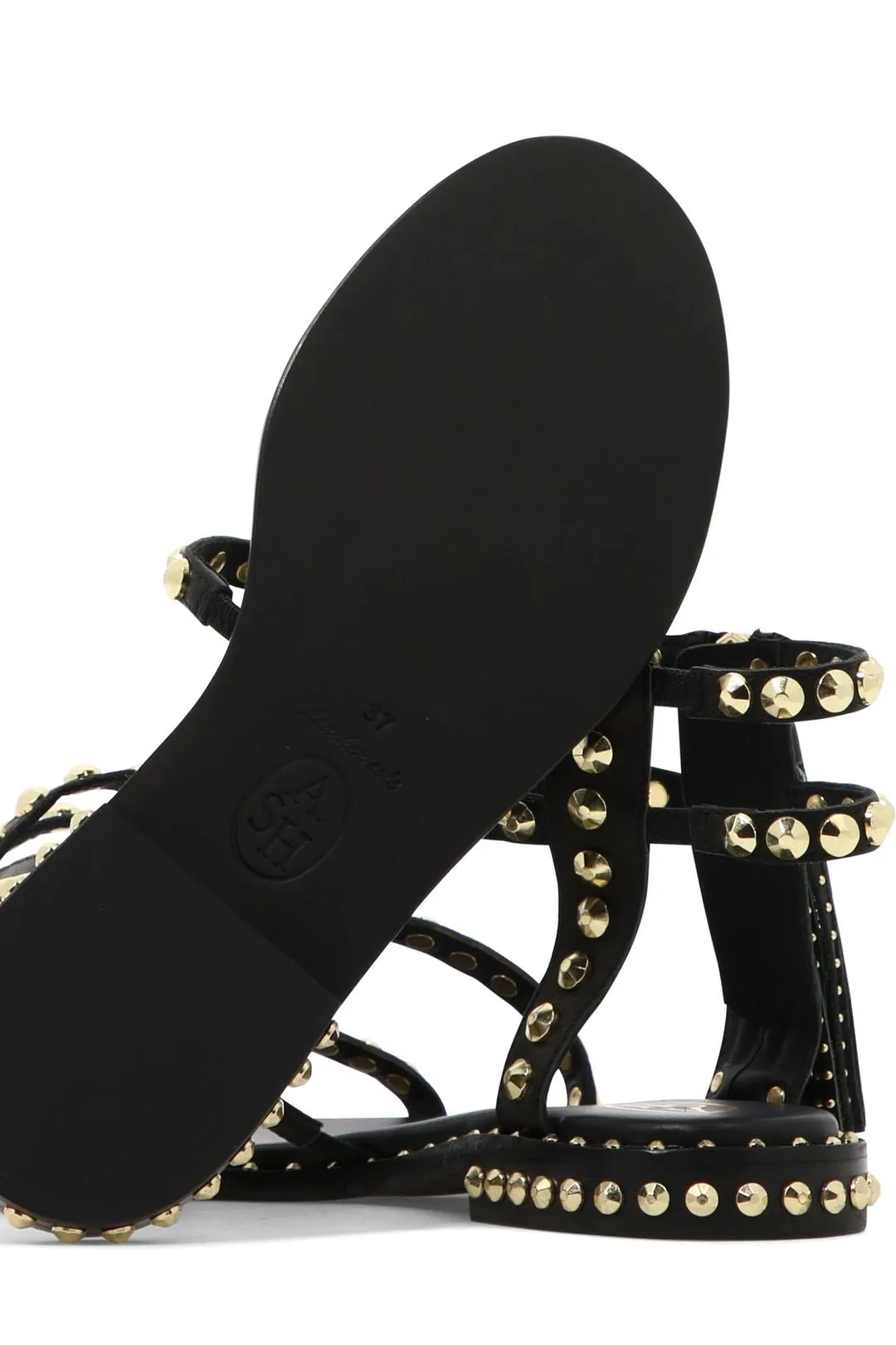 Ash Stud Embellished Flat Sandals