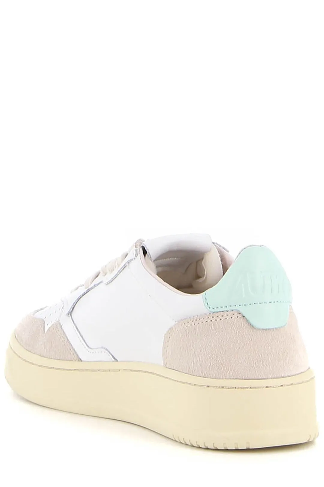 Autry Logo Patch Lace-Up Sneakers