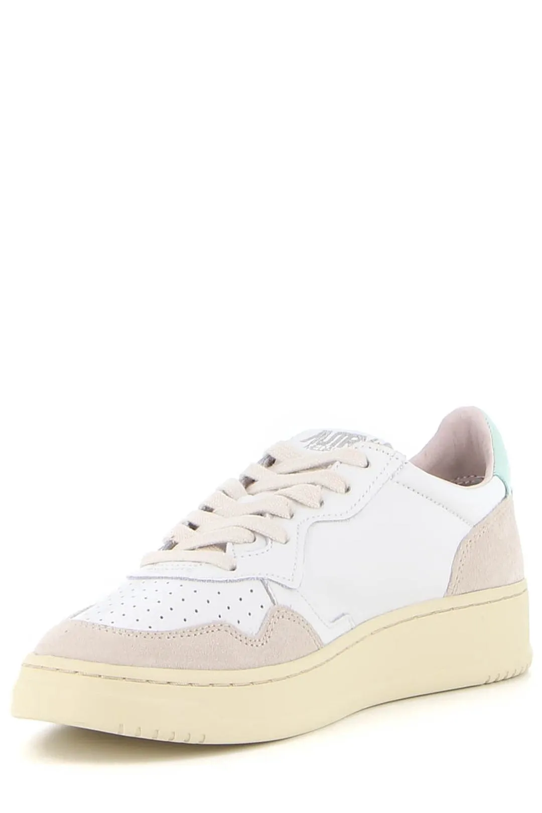 Autry Logo Patch Lace-Up Sneakers