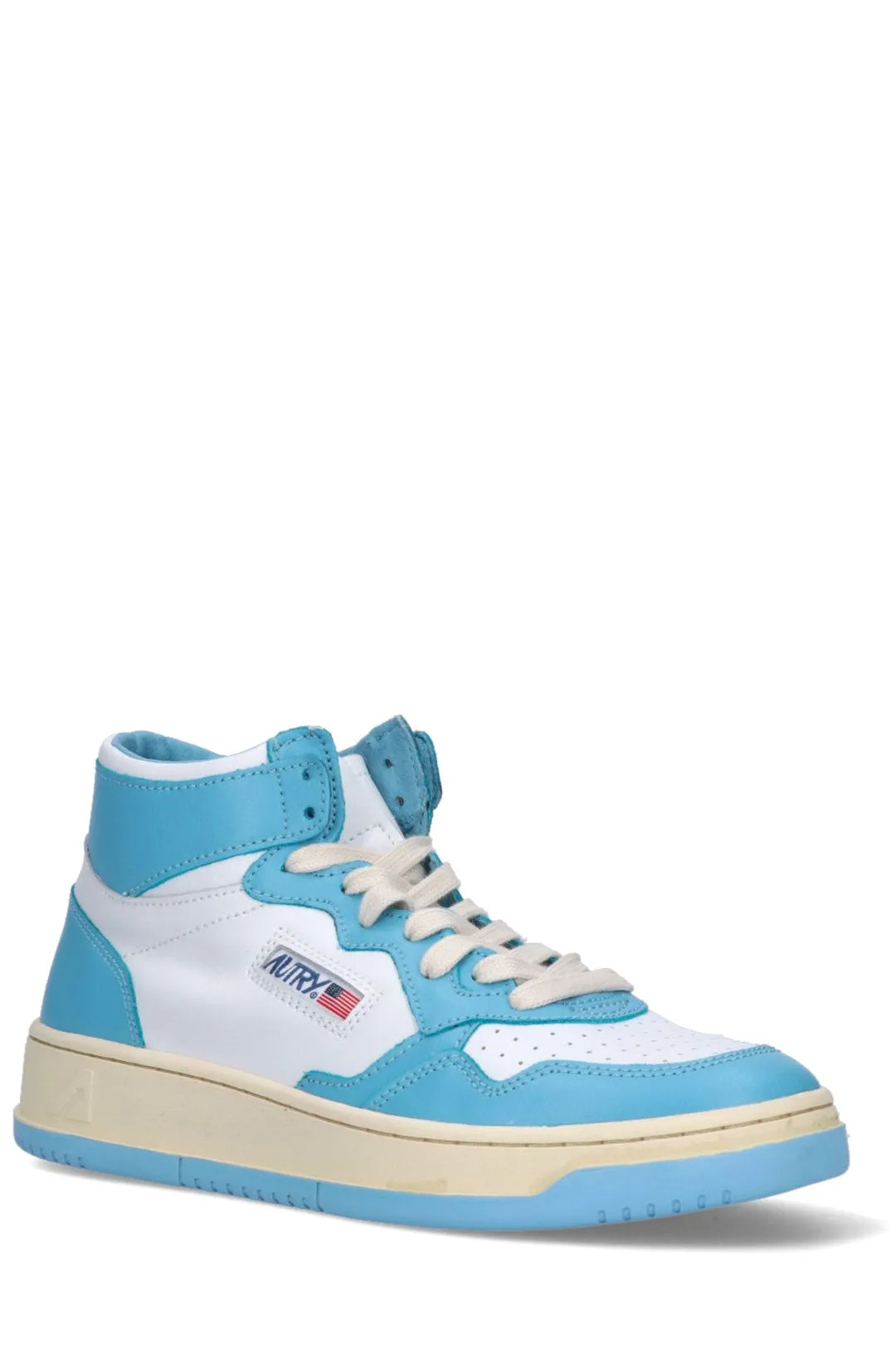 Autry Round Toe Lace-Up Sneakers