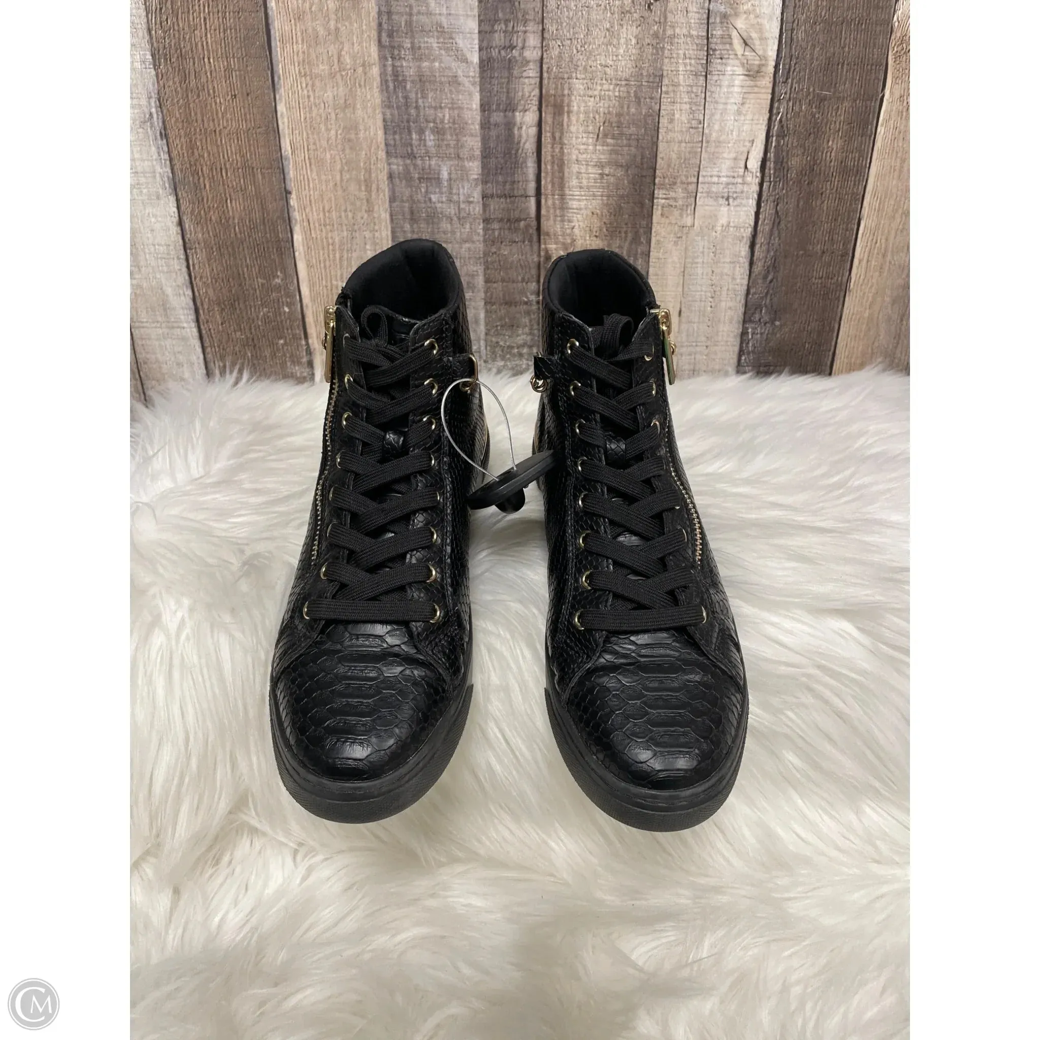 Boots Ankle Flats By Aldo In Black, Size: 8.5