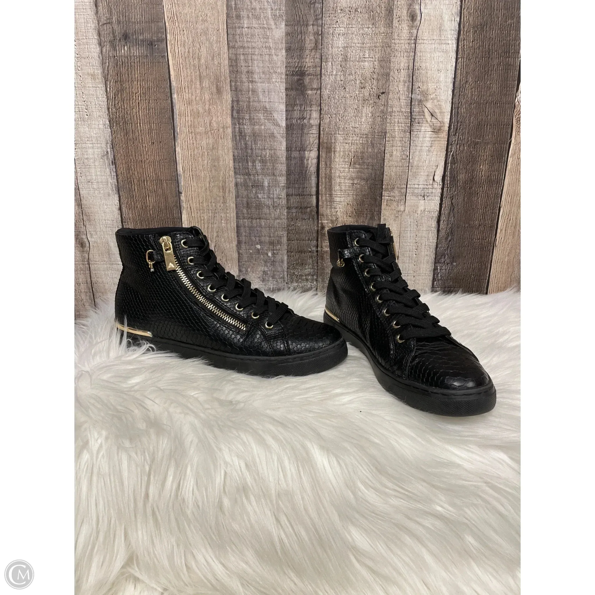 Boots Ankle Flats By Aldo In Black, Size: 8.5
