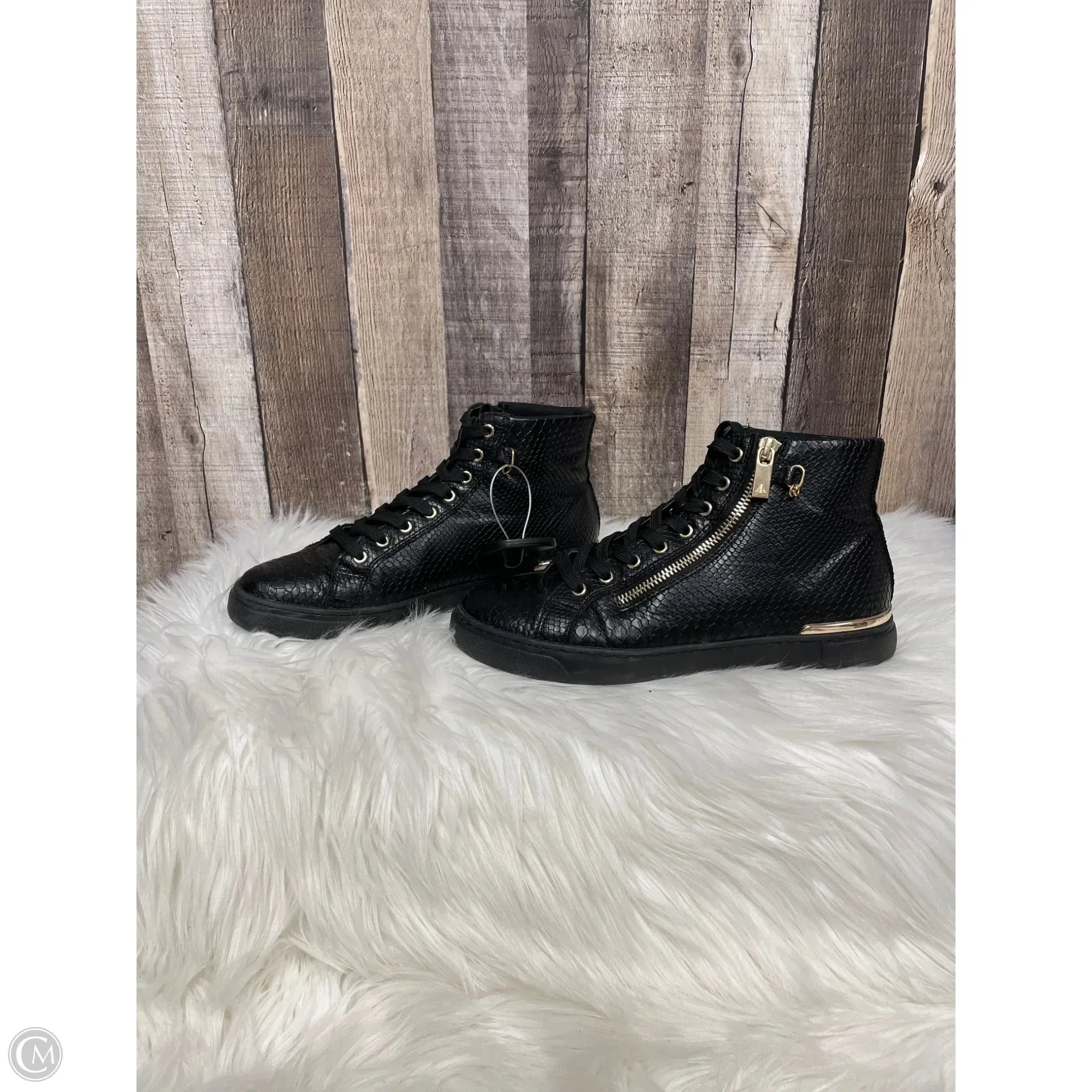 Boots Ankle Flats By Aldo In Black, Size: 8.5