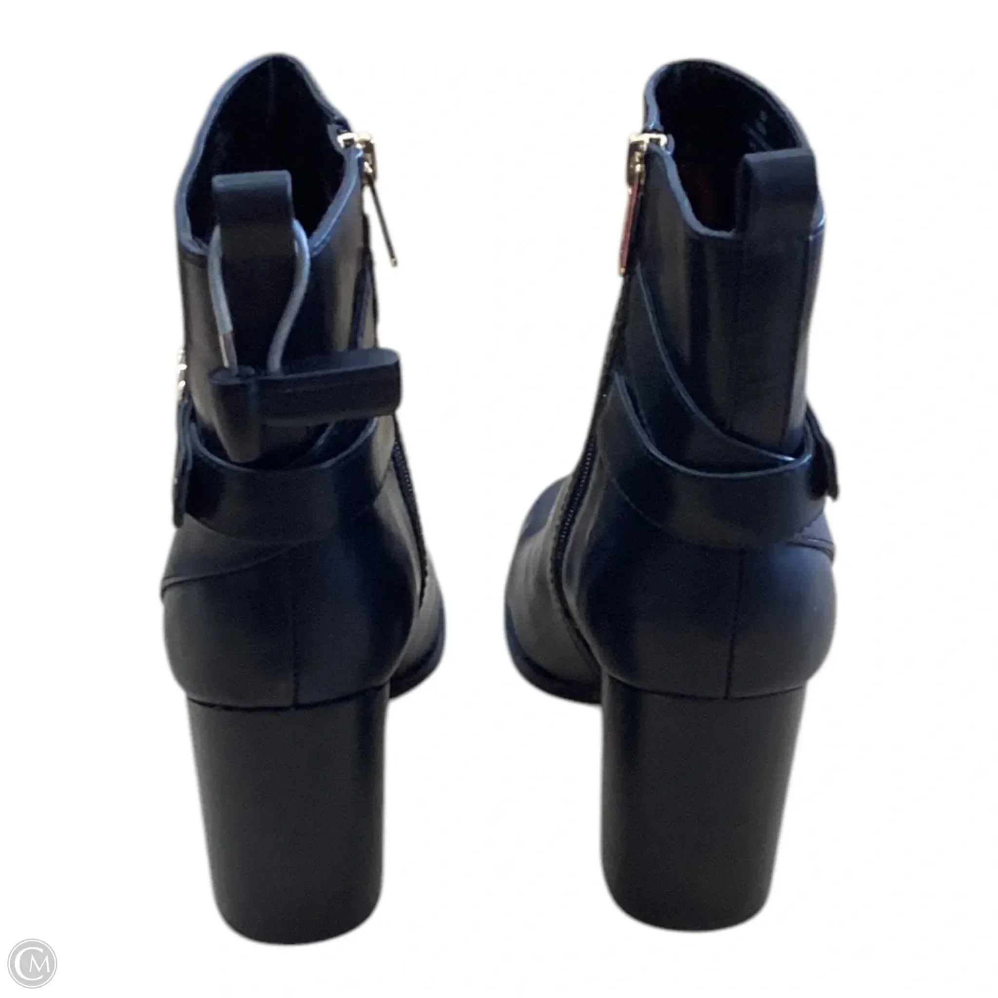 Boots Ankle Heels By Tommy Hilfiger In Black, Size: 10