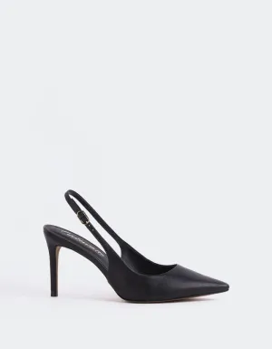 Borage Black Leather