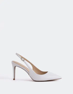 Borage White Leather