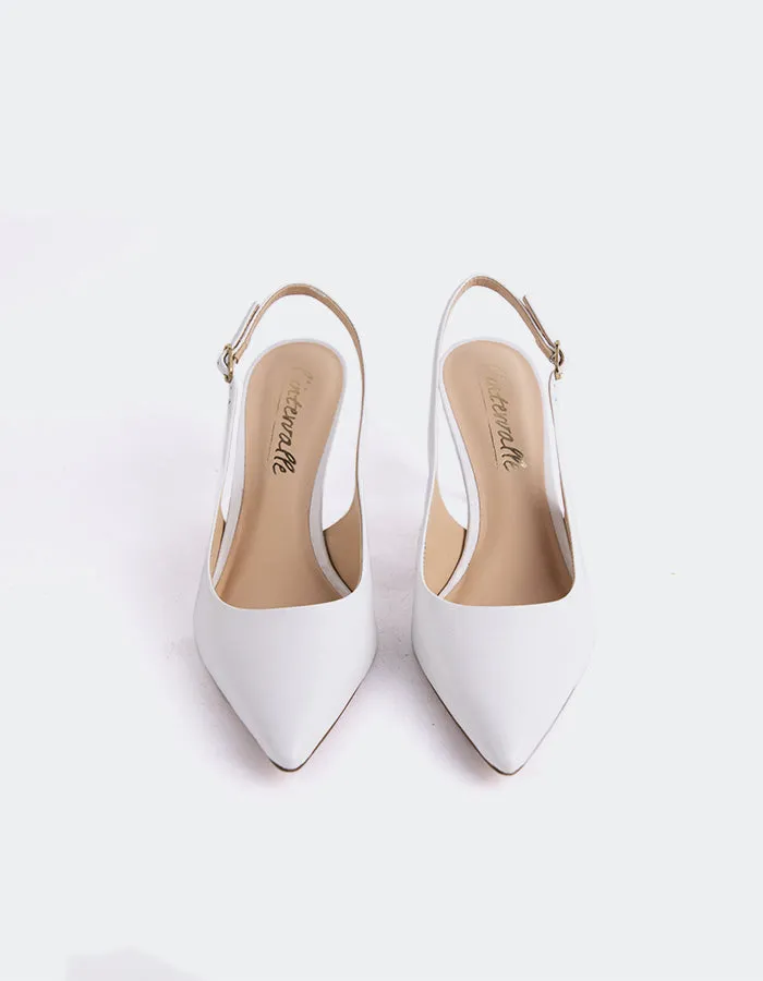 Borage White Leather