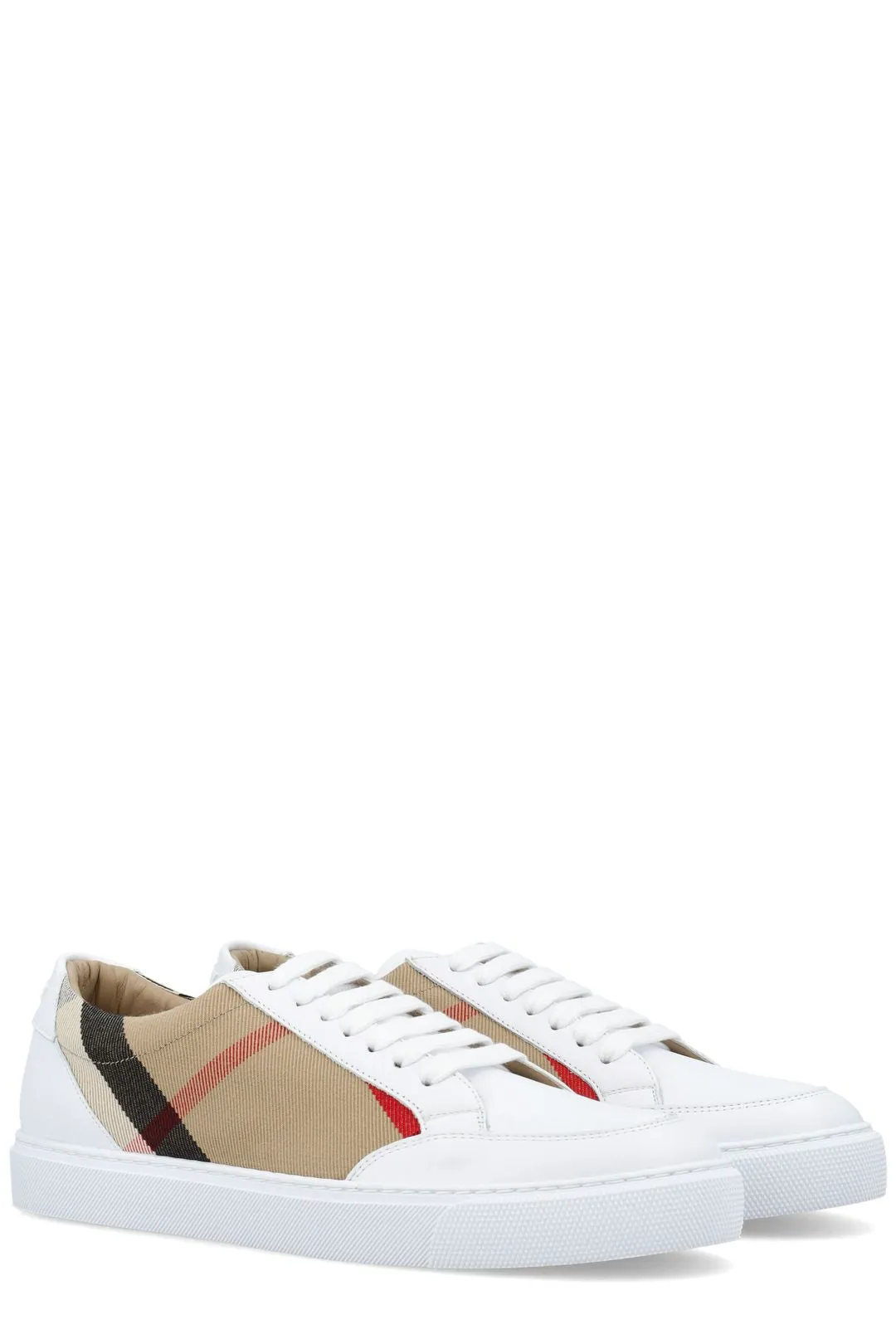 Burberry House Check Lace-Up Sneakers