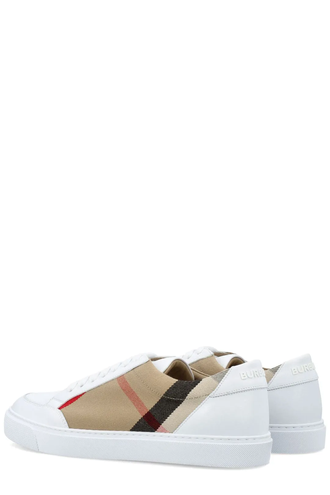 Burberry House Check Lace-Up Sneakers