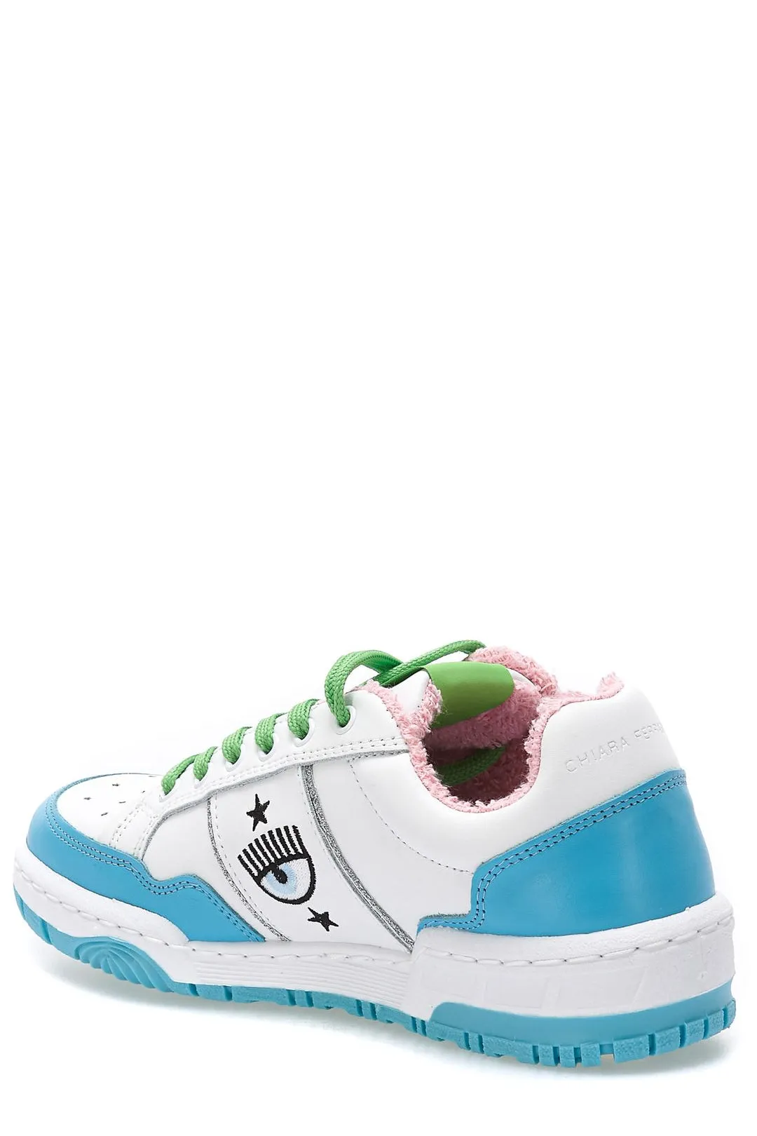 Chiara Ferragni Color-Block Lace-Up Sneakers