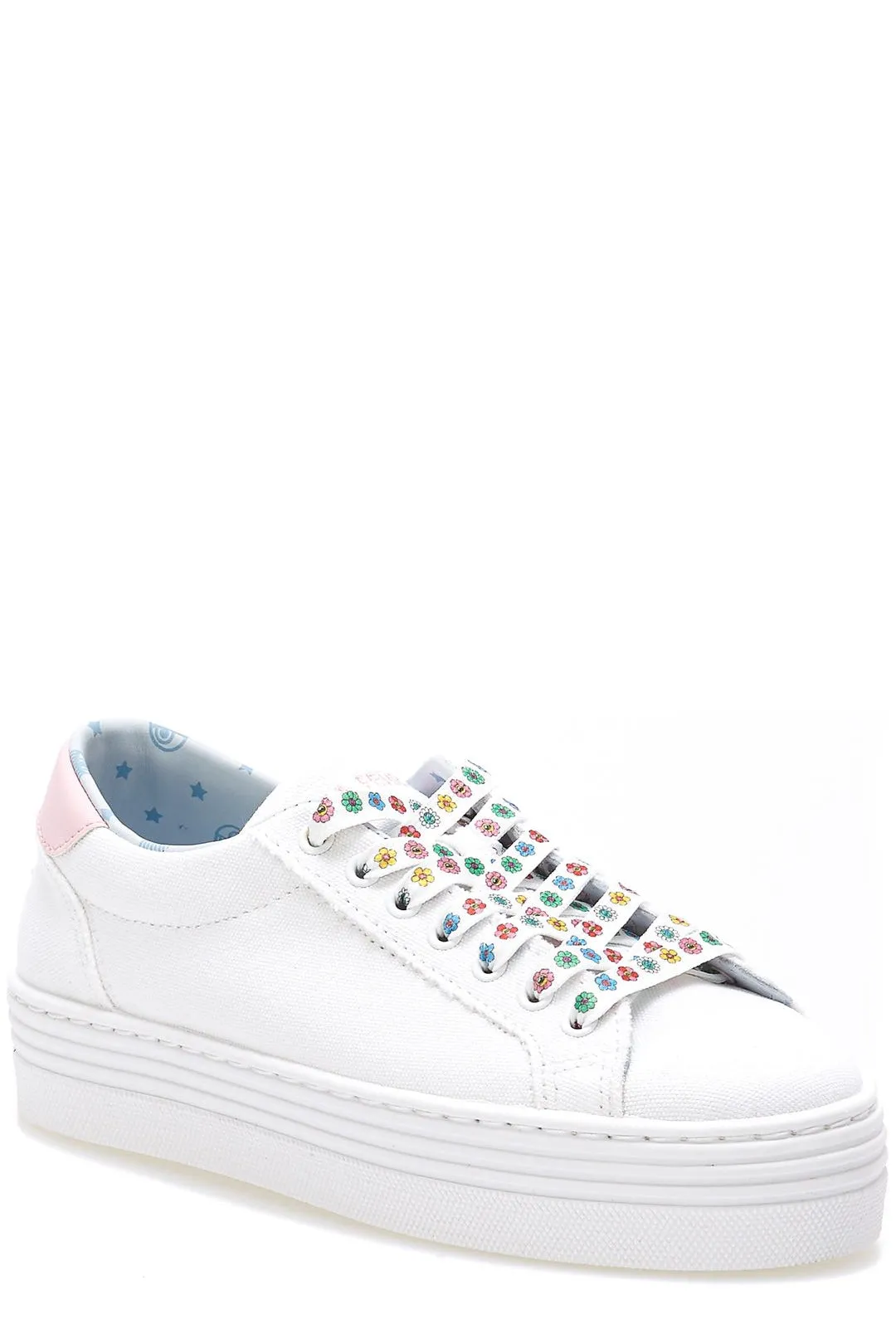 Chiara Ferragni Eyestar Detailed Lace-Up Sneakers