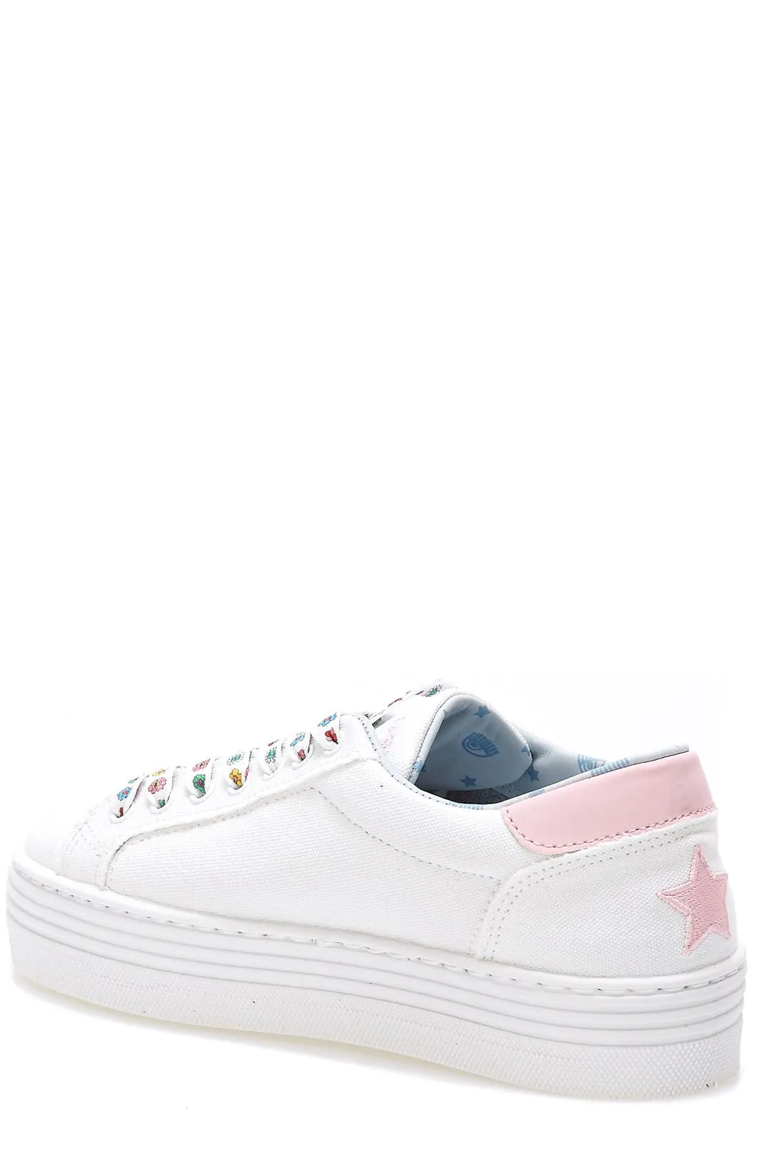 Chiara Ferragni Eyestar Detailed Lace-Up Sneakers
