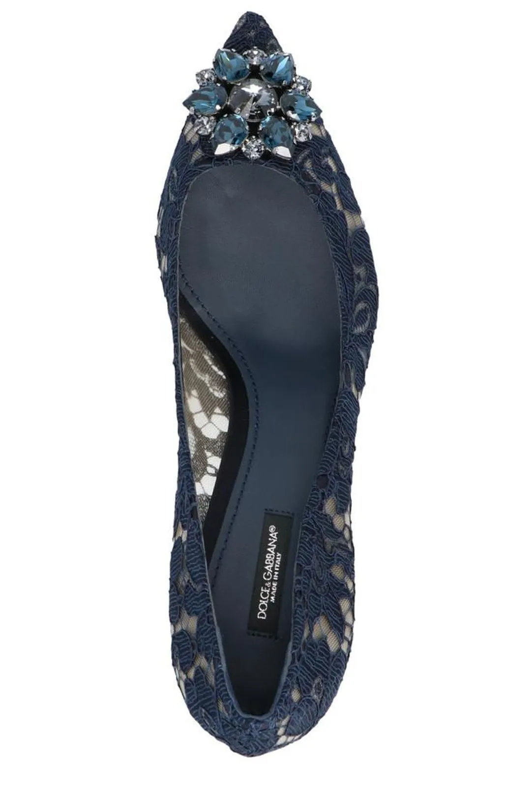 Dolce & Gabbana Bellucci Embellished Lace Pumps