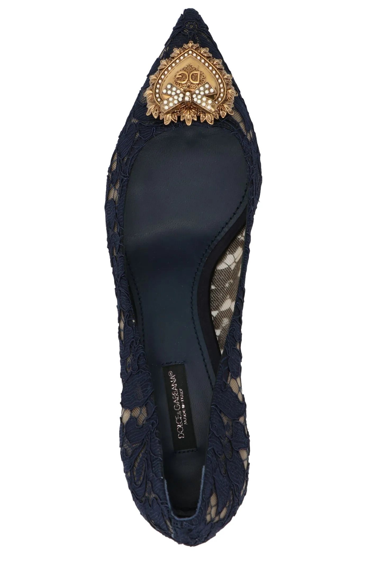 Dolce & Gabbana Lace Detailed Pointed-Toe Pumps