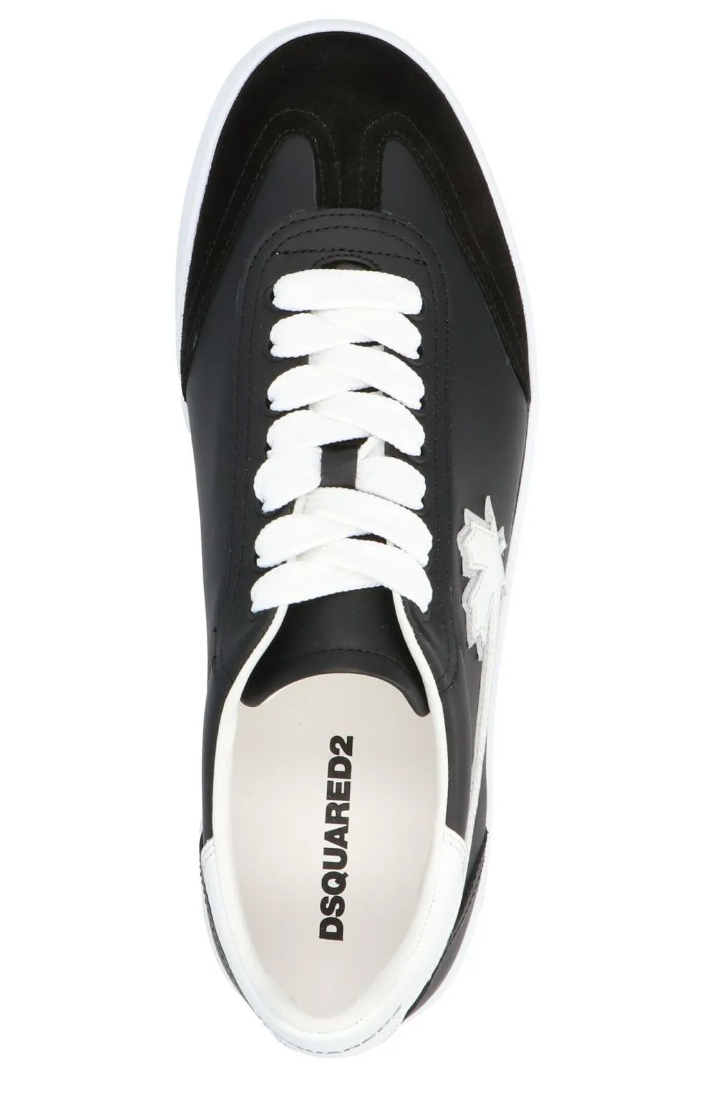 Dsquared2 Logo Patch Lace-Up Sneakers