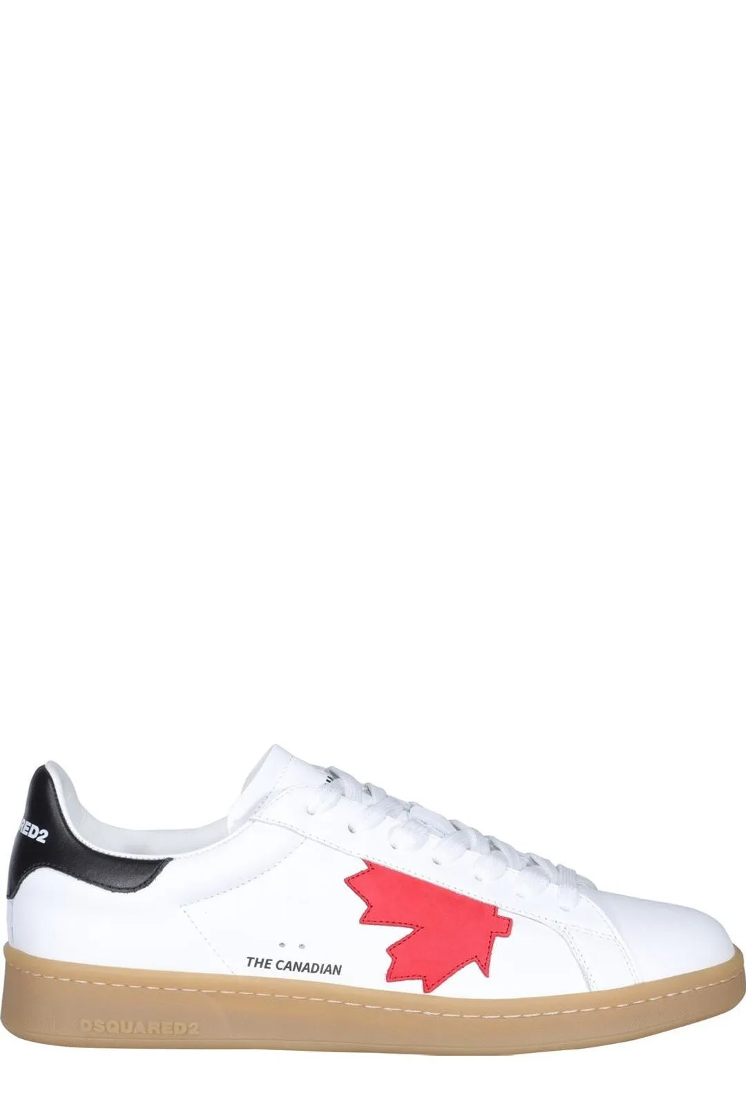 Dsquared2 Maple Leaf Patch Low-Top Sneakers