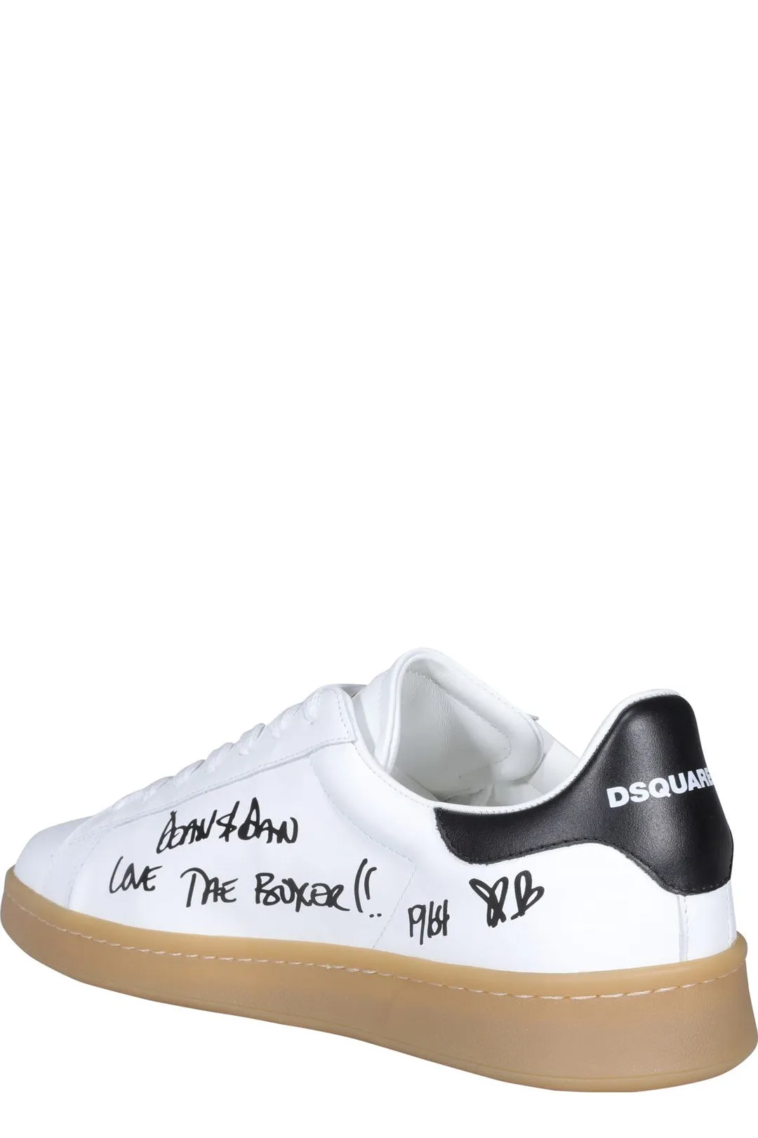 Dsquared2 Maple Leaf Patch Low-Top Sneakers