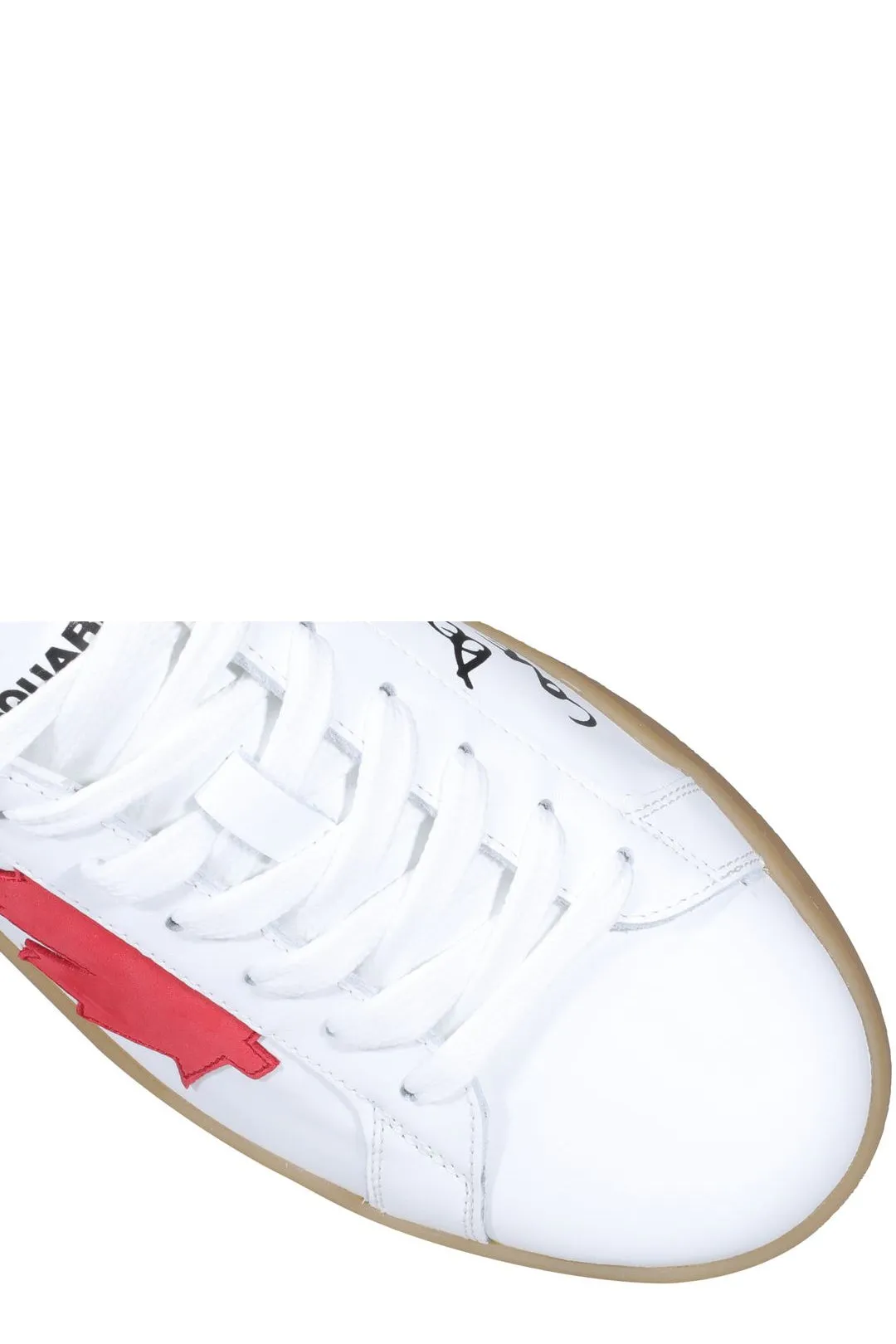 Dsquared2 Maple Leaf Patch Low-Top Sneakers