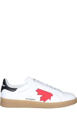 Dsquared2 Maple Leaf Patch Low-Top Sneakers