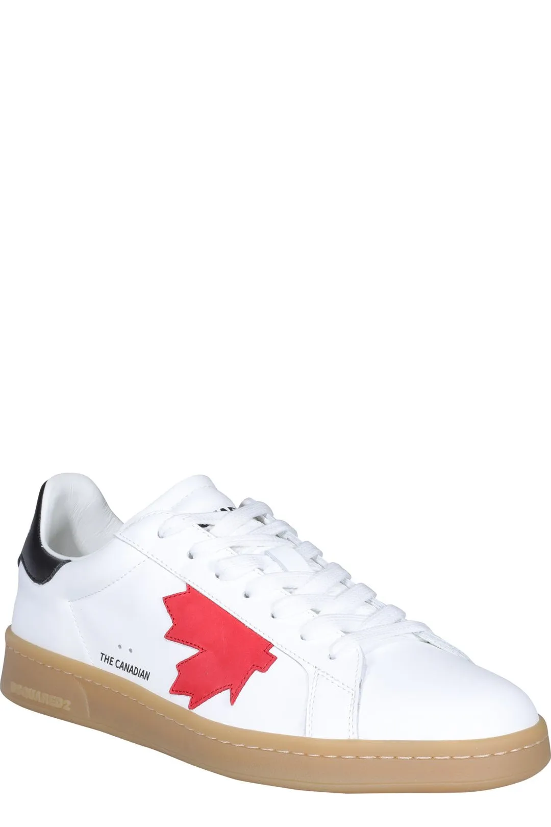 Dsquared2 Maple Leaf Patch Low-Top Sneakers