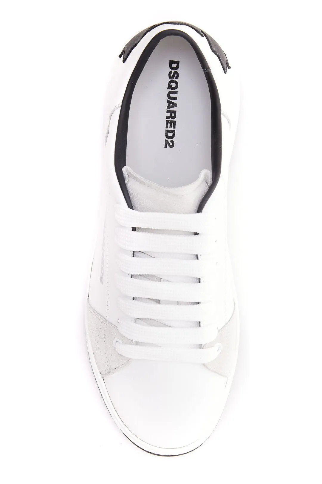 Dsquared2 Round Toe Lace-Up Sneakers
