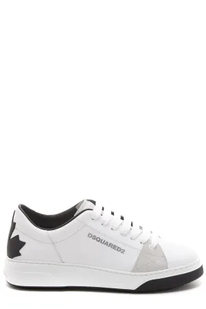 Dsquared2 Round Toe Lace-Up Sneakers