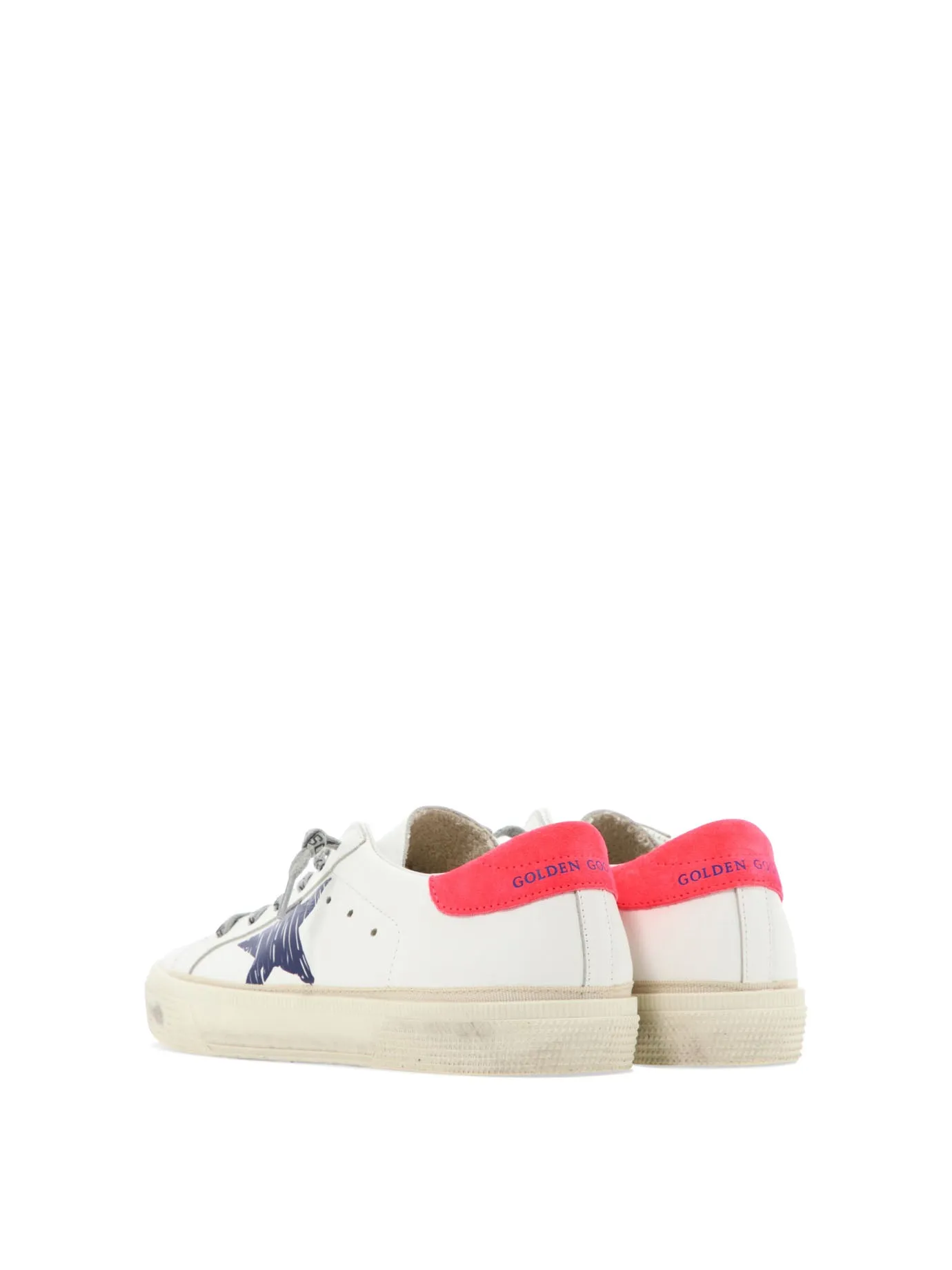 Golden Goose Kids Star-Print Lace-Up Sneakers