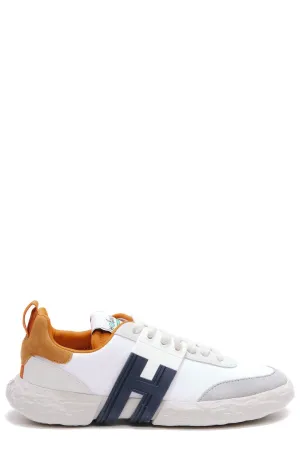Hogan 3R Logo Detailed Lace-Up Sneakers