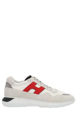 Hogan H Logo Detailed Lace-Up Sneakers