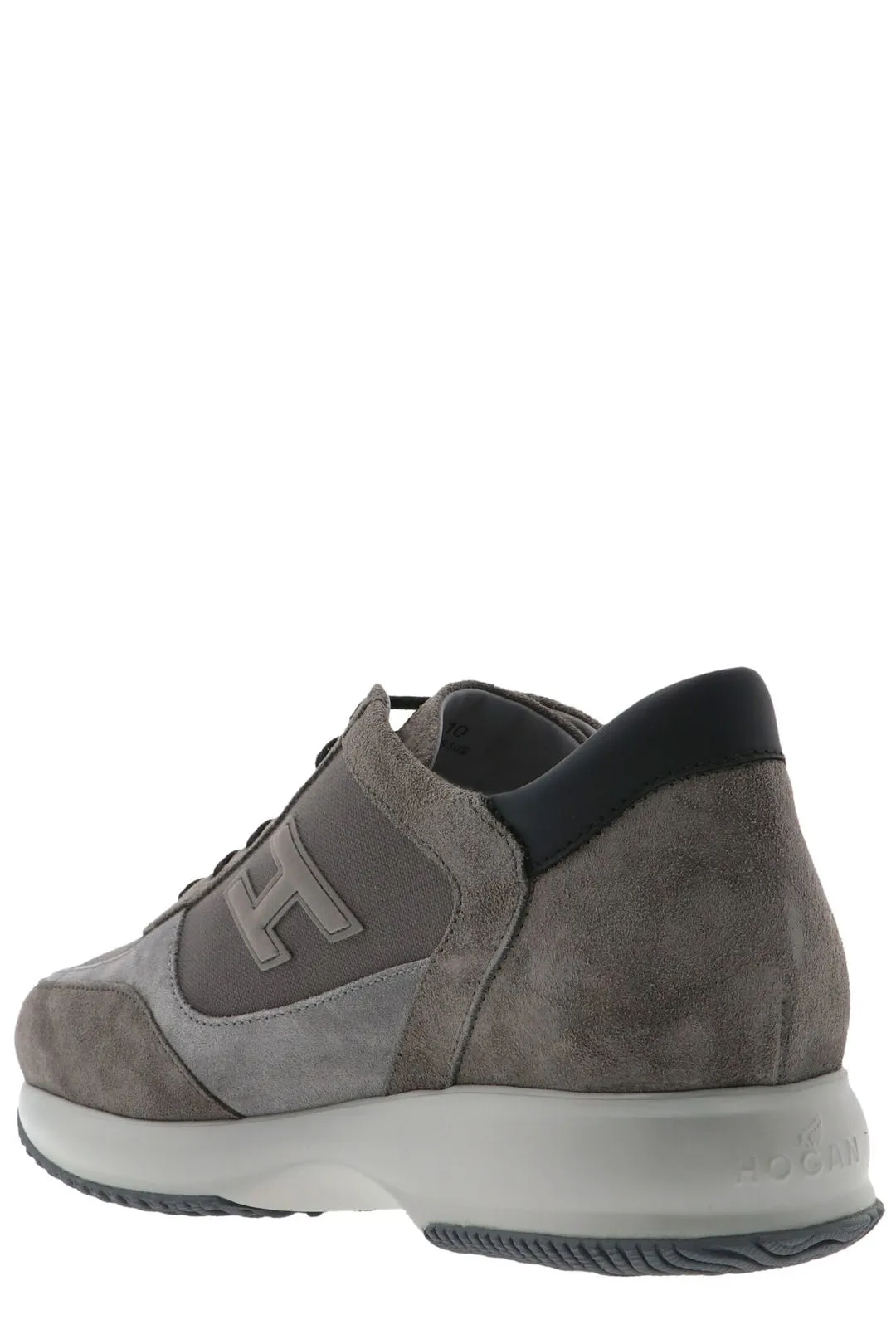 Hogan Interactive Flocked Lace-Up Sneakers