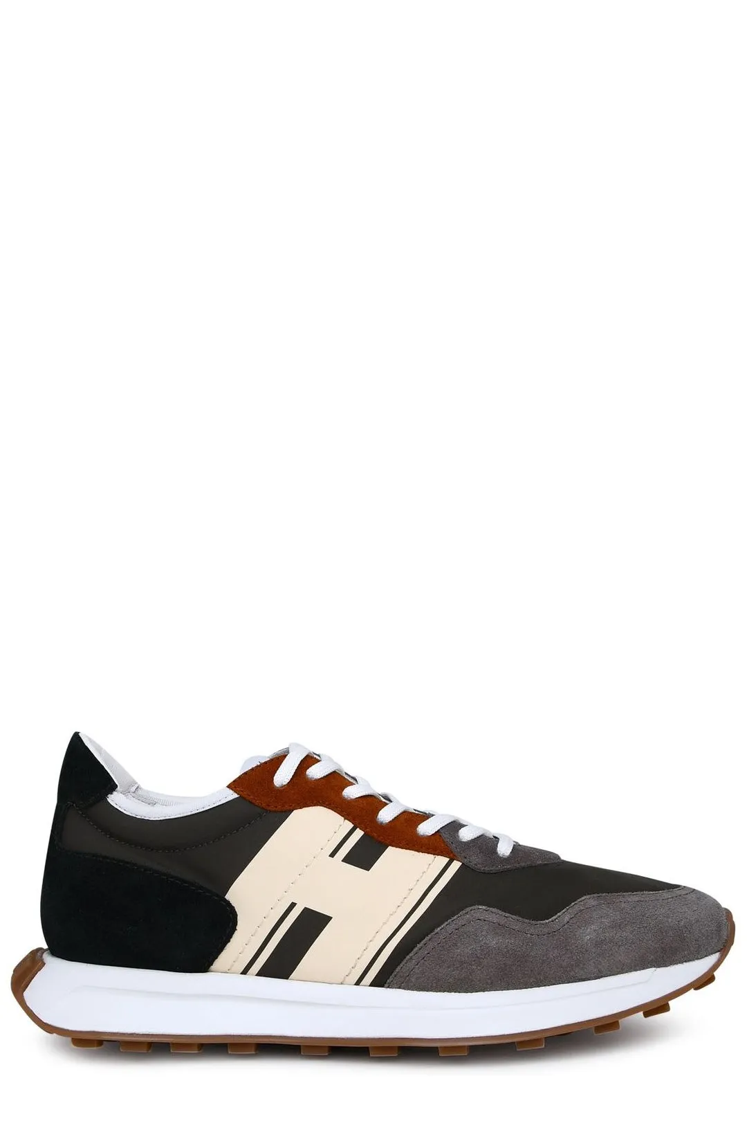Hogan Logo Detailed Lace-Up Sneakers