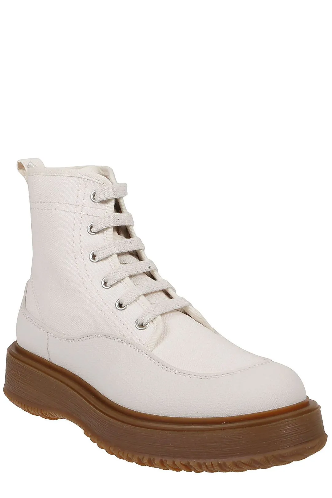 Hogan Untraditional Lace-Up Ankle Boots