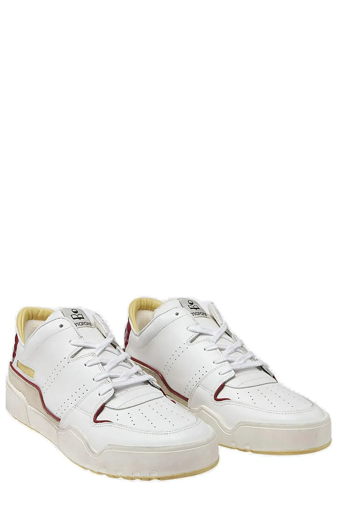 Isabel Marant Logo Patch Lace-Up Sneakers