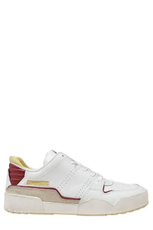 Isabel Marant Logo Patch Lace-Up Sneakers
