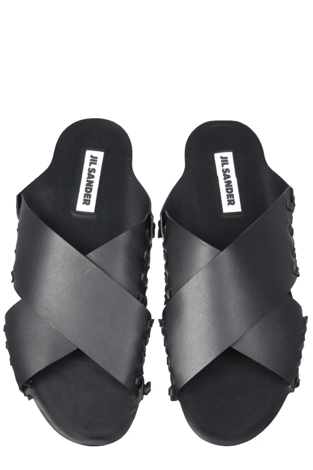 Jil Sander Cross Band Flat Sandals