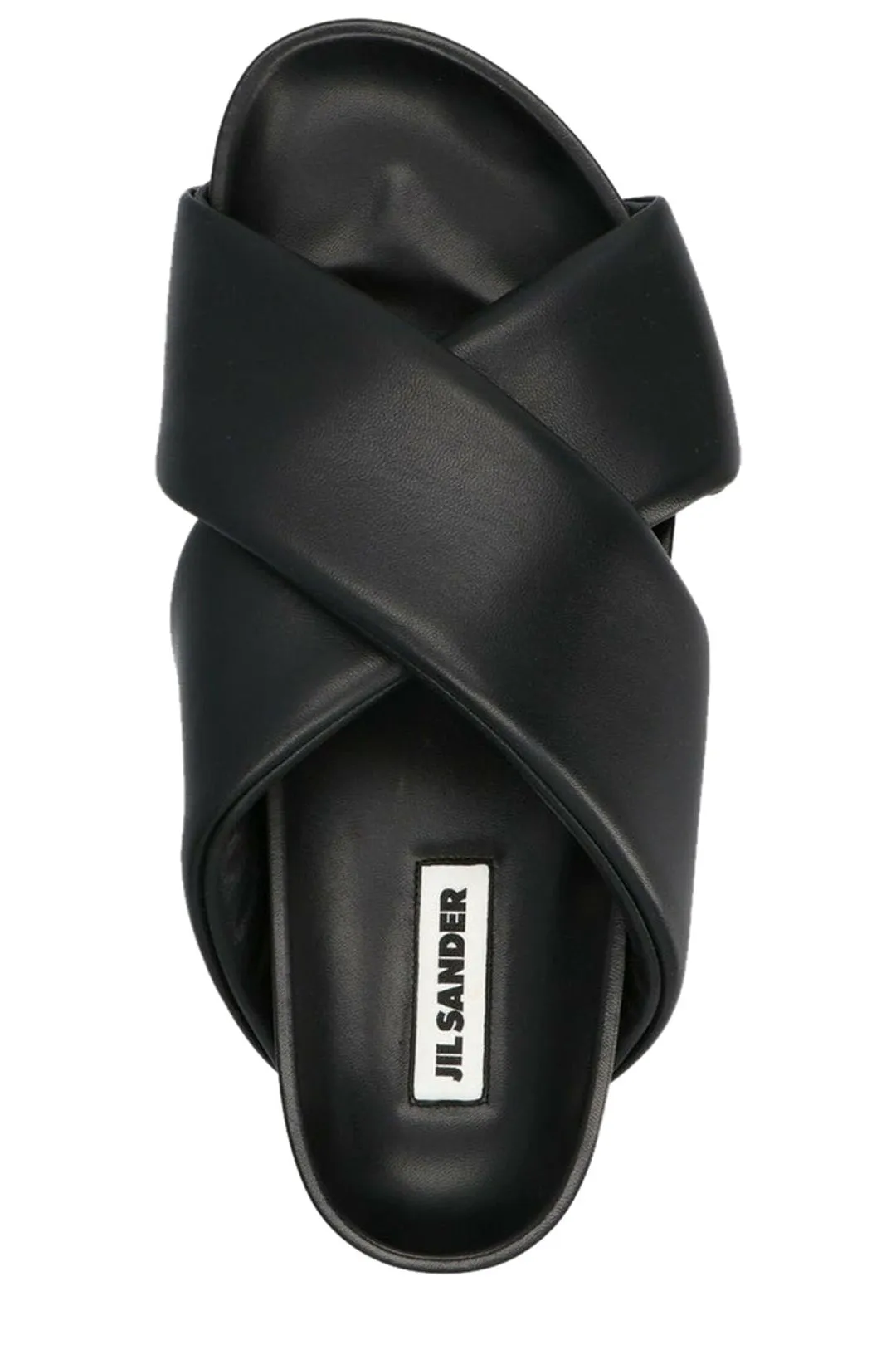 Jil Sander Cross Strap Padded Slides