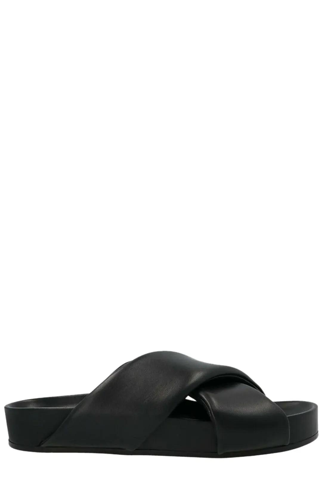 Jil Sander Cross Strap Padded Slides