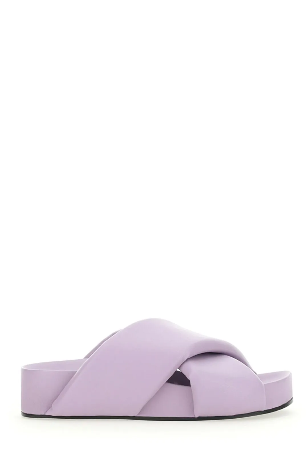 Jil Sander Open Toe Cross Strap Sandals