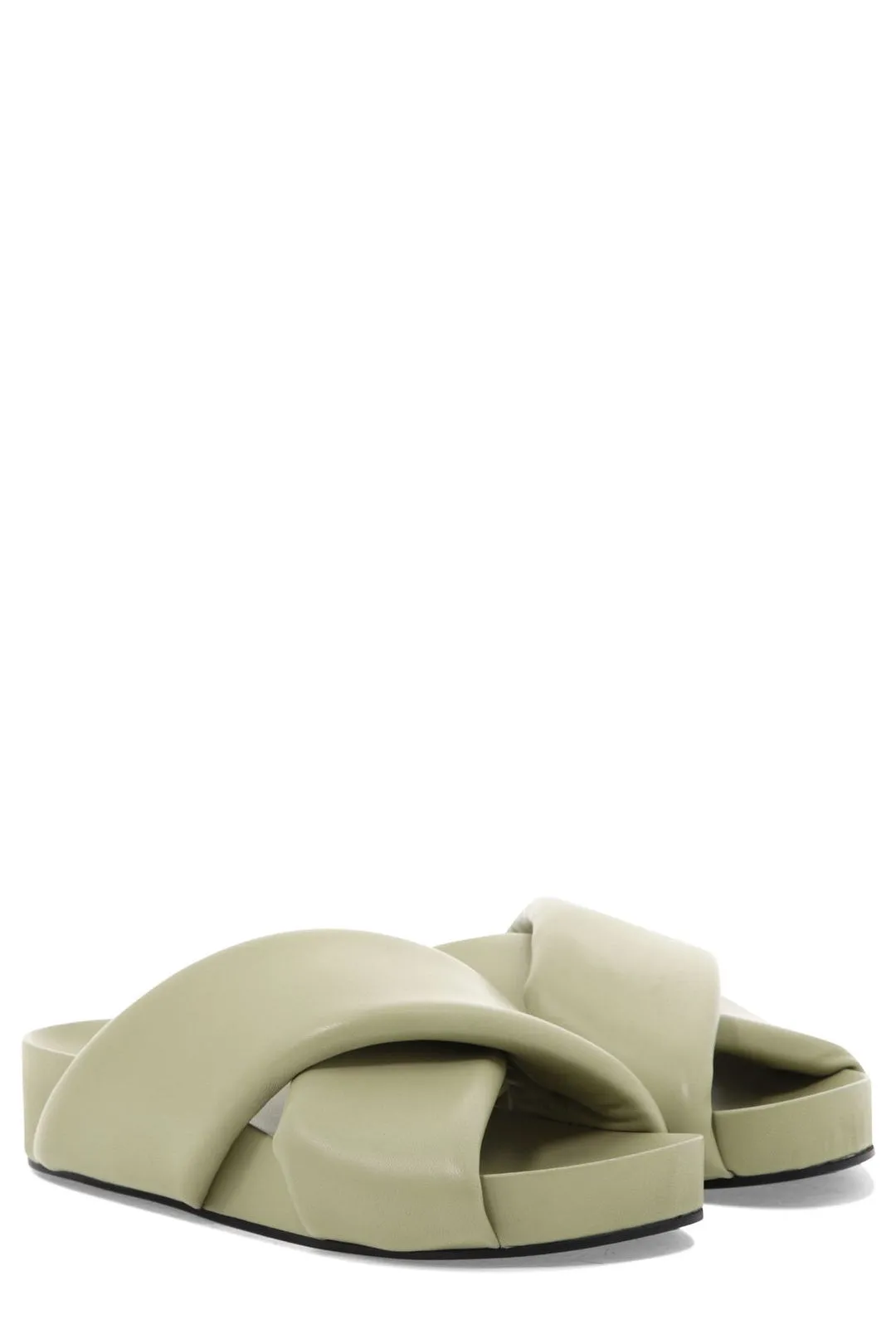 Jil Sander Open Toe Cross Strap Sandals
