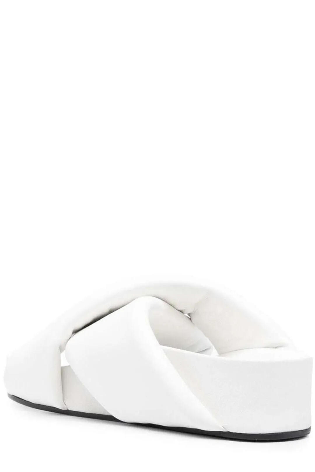 Jil Sander Open Toe Cross Strap Sandals