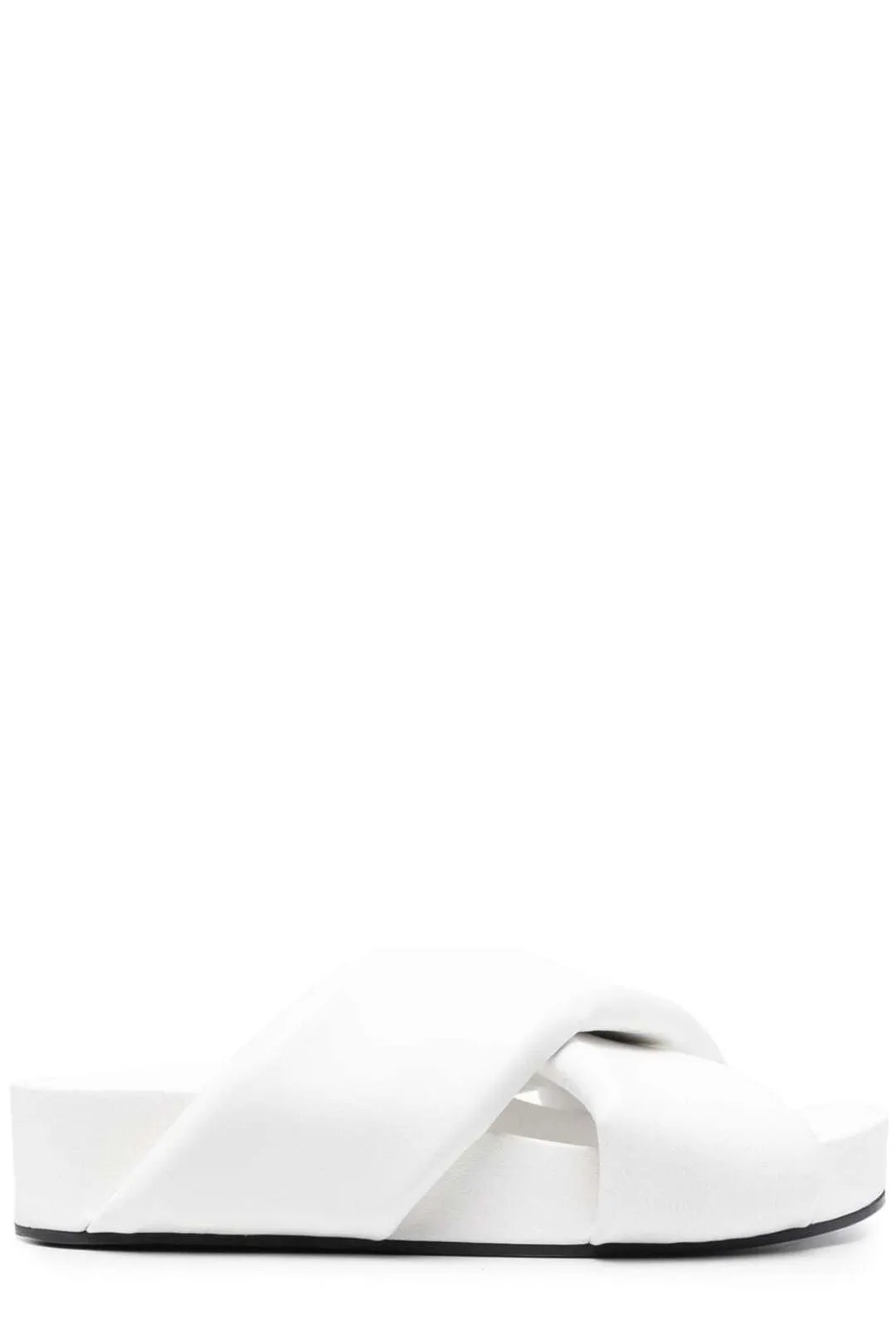 Jil Sander Open Toe Cross Strap Sandals