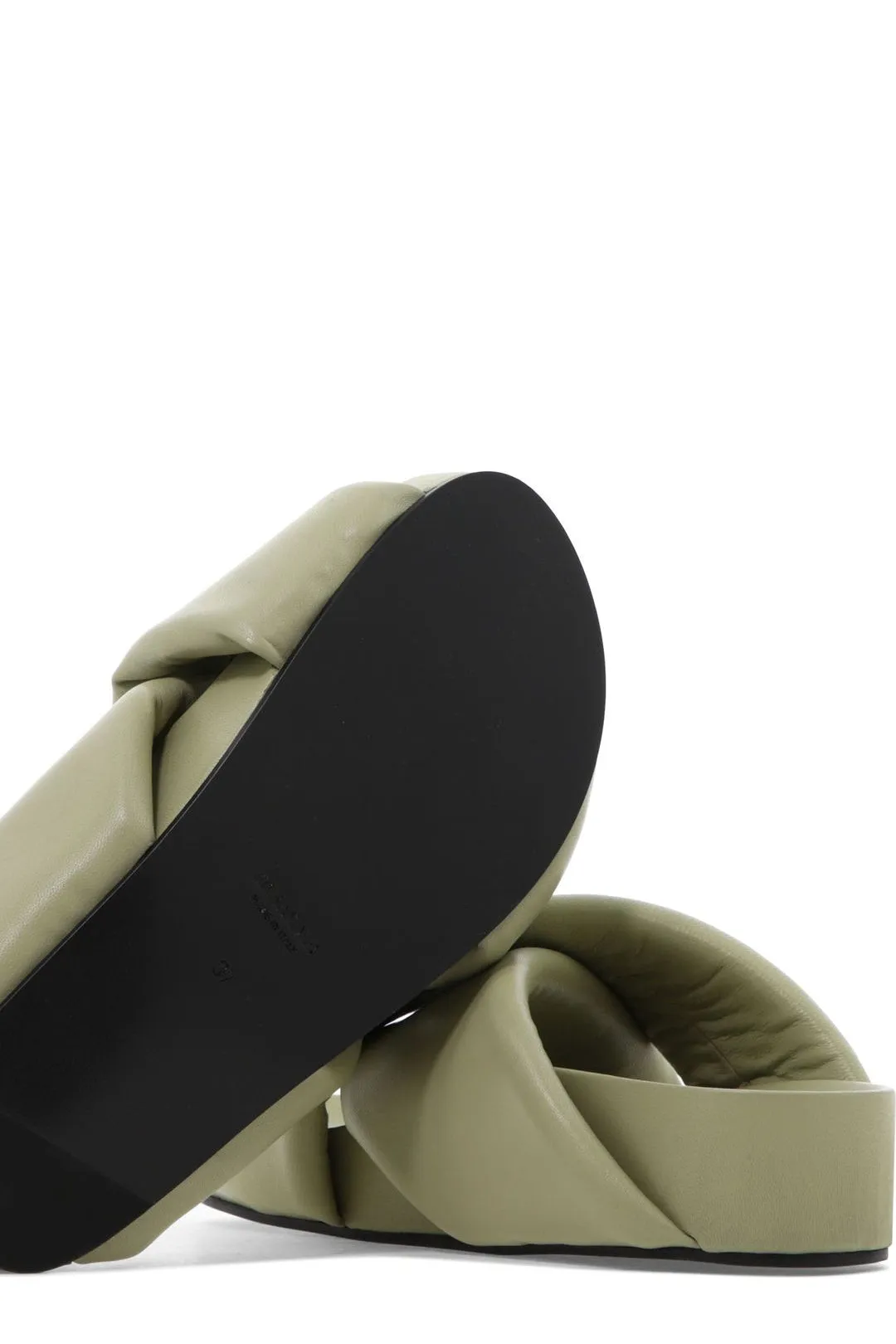 Jil Sander Open Toe Cross Strap Sandals