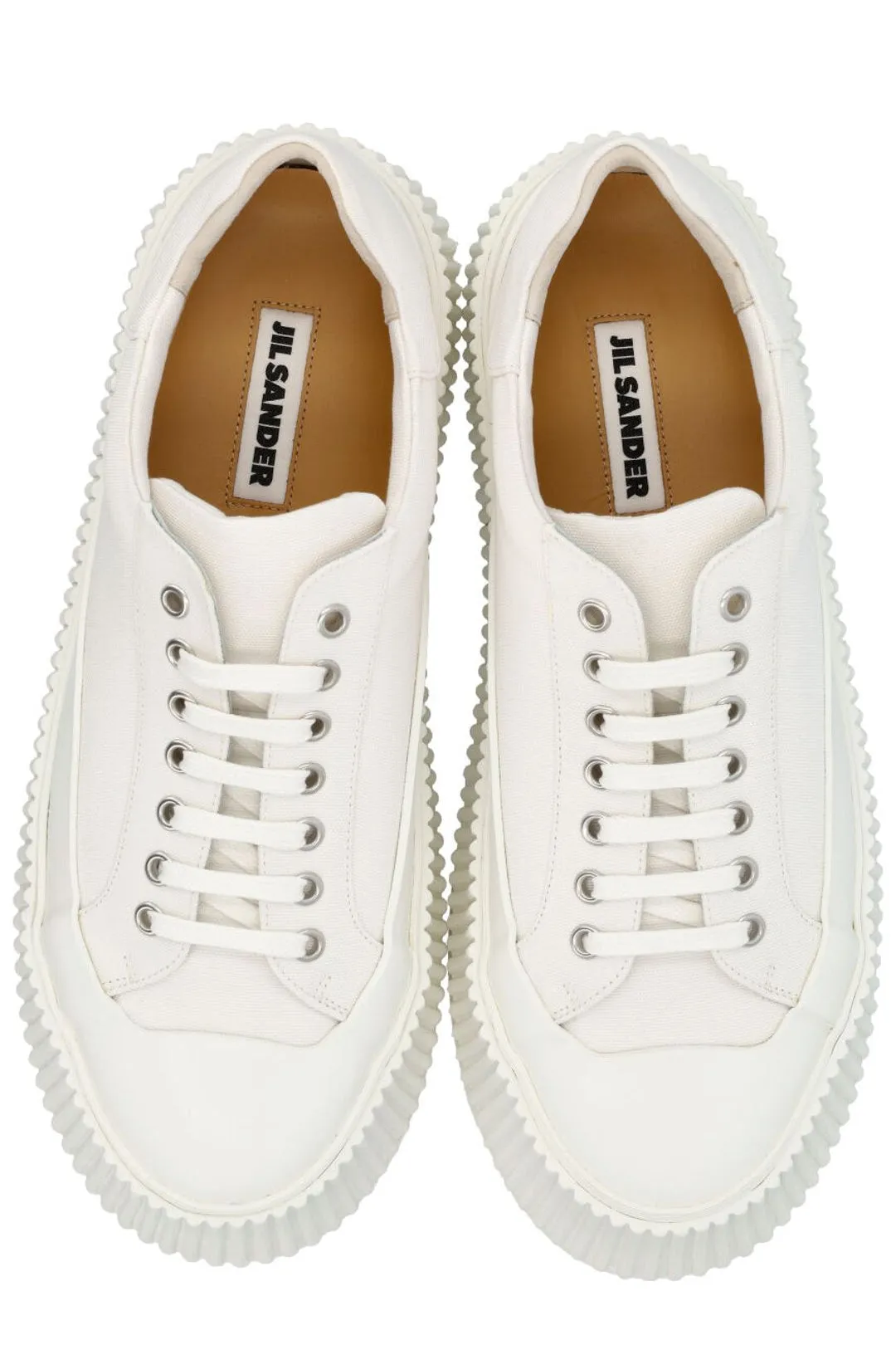 Jil Sander Rigged Platform Lace-Up Sneakers