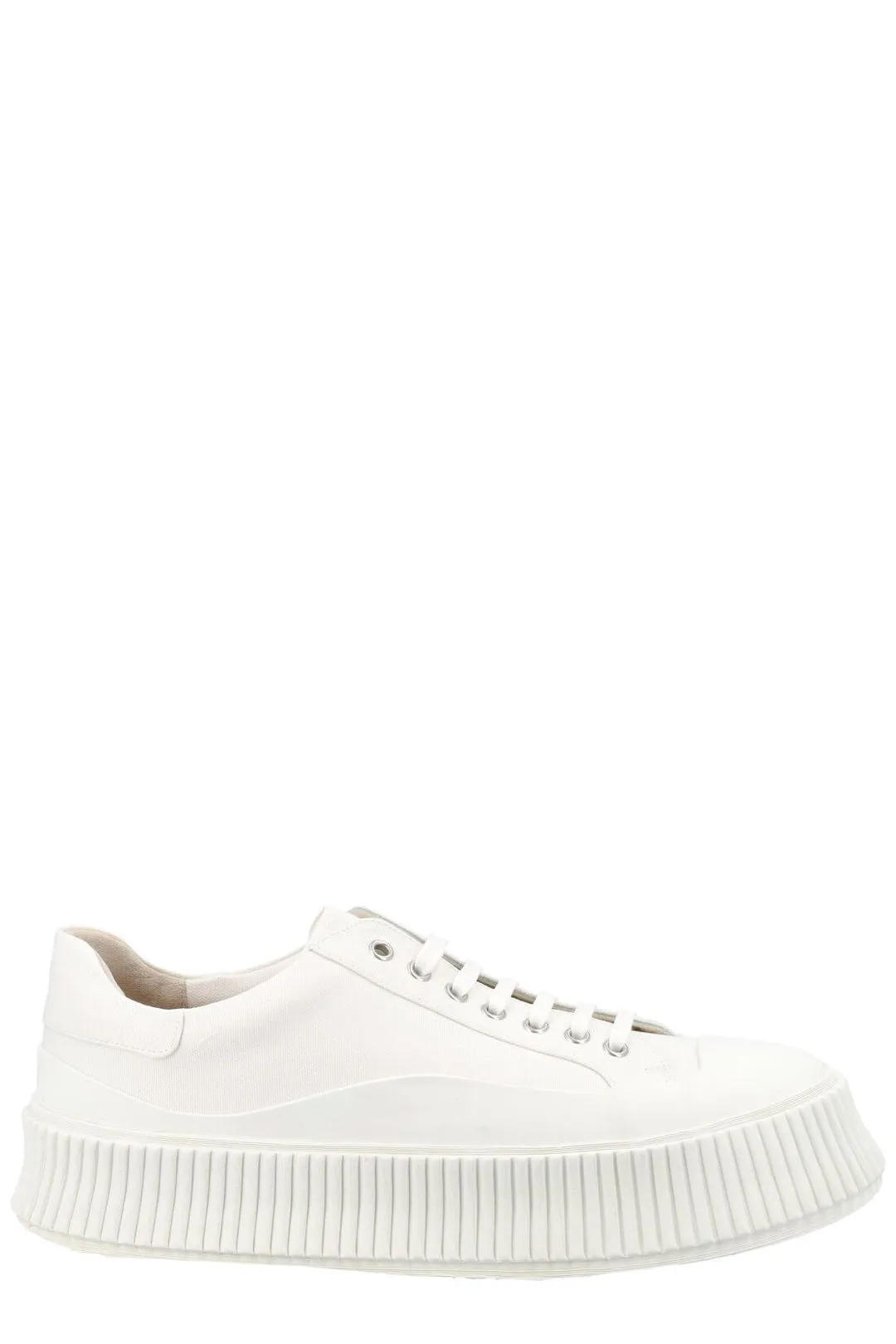 Jil Sander Rigged Platform Lace-Up Sneakers