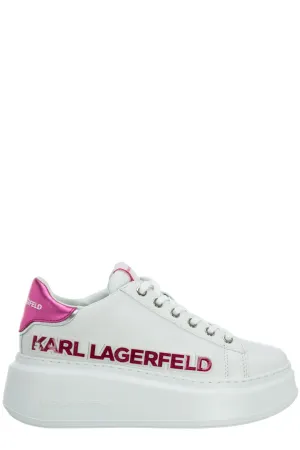 Karl Lagerfeld Logo Detailed Lace-Up Sneakers