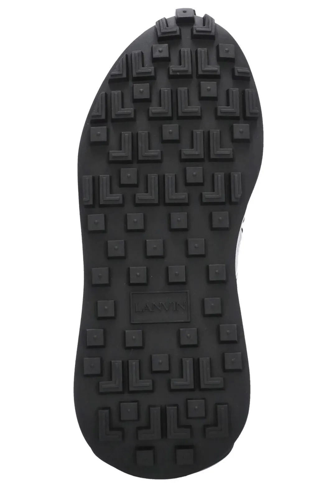 Lanvin Bumpr Logo Patch Lace-Up Sneakers