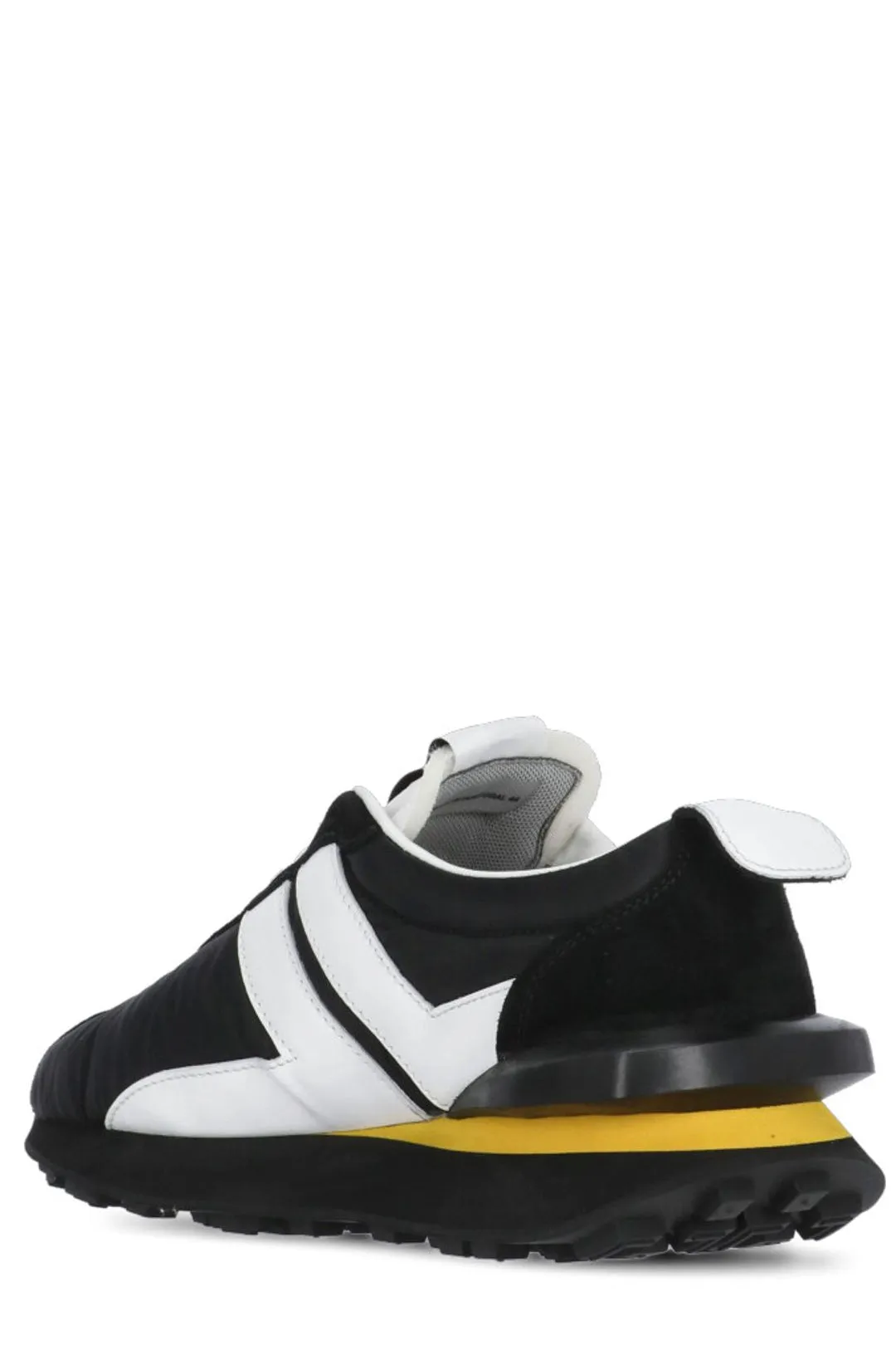 Lanvin Bumpr Logo Patch Lace-Up Sneakers